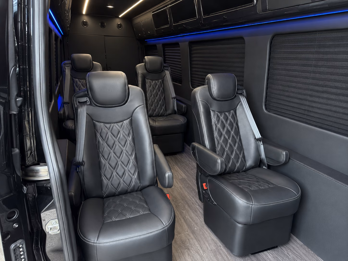 reading private event transportation onboard seating